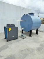 Kamal 3000L Heat Pump with MS Epoxy Coated Storage Tank