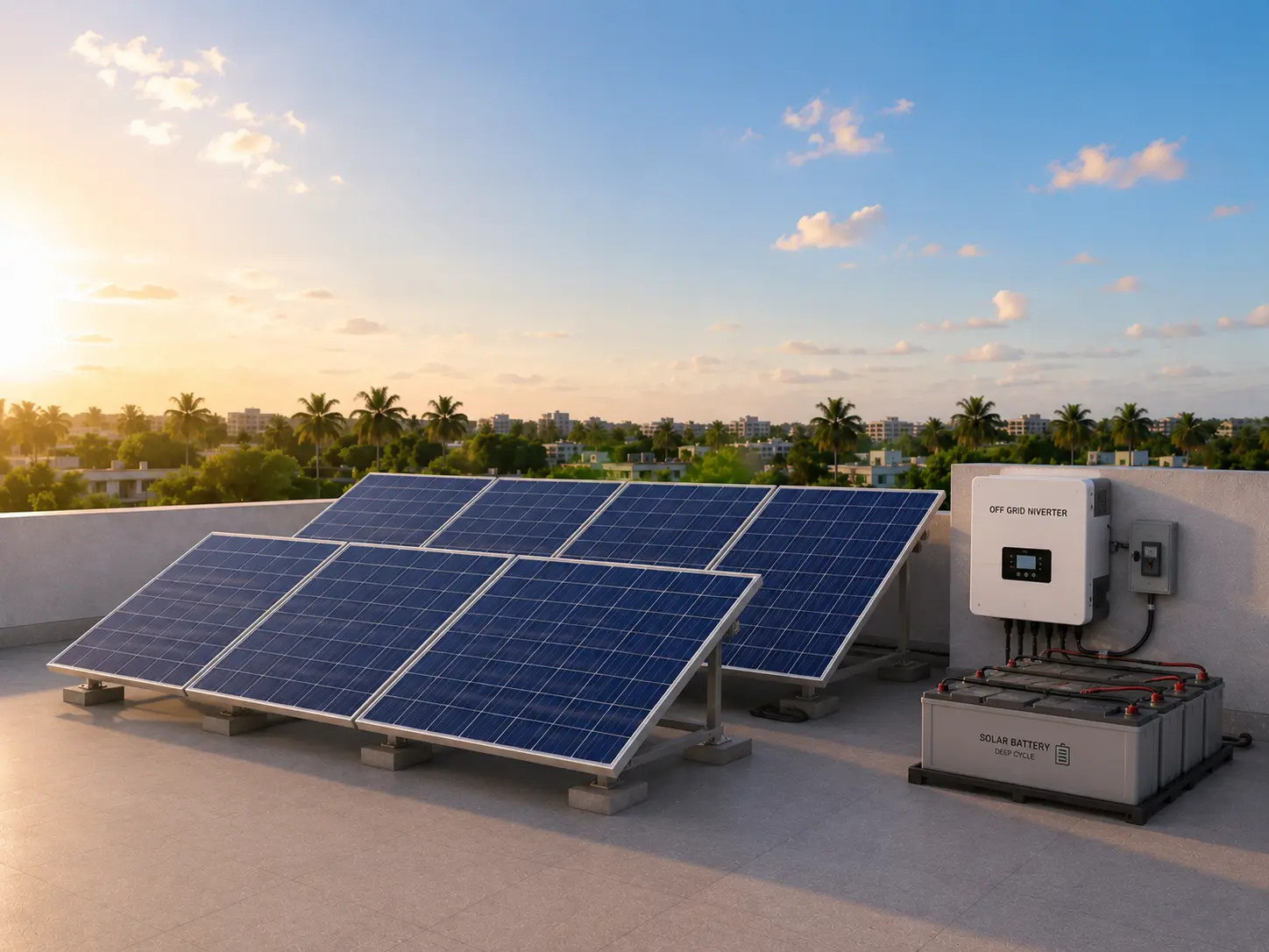 Off-Grid Solar System in Mizoram — Kamal Solar