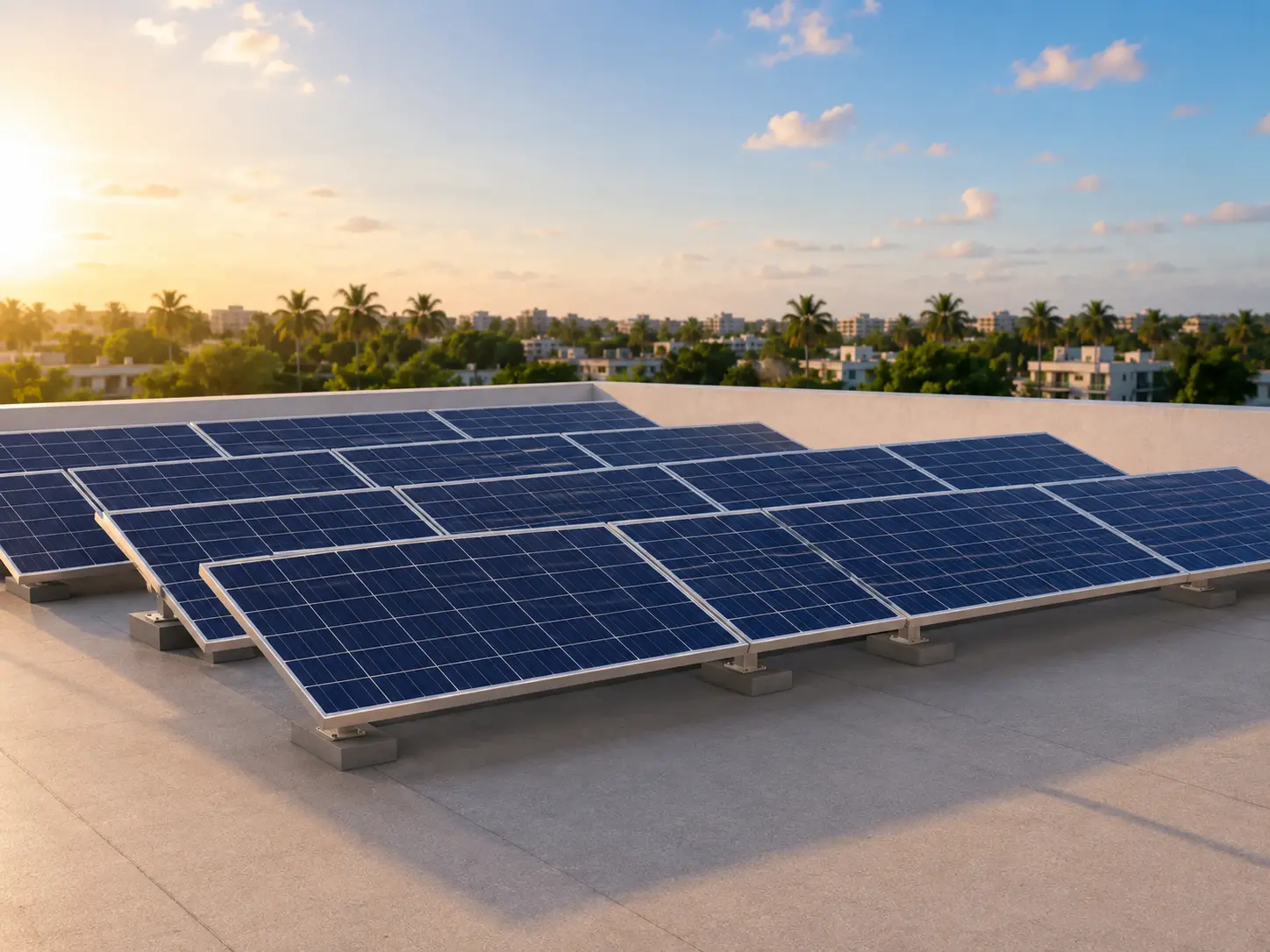 On-Grid Solar System in Mizoram — Kamal Solar