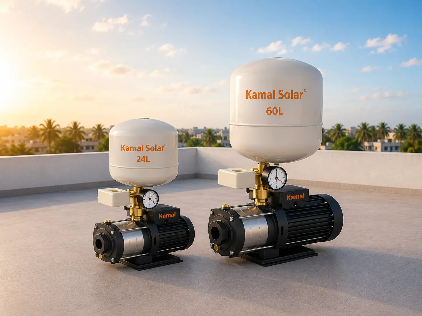Pressure / Booster Pump in Mizoram — Kamal Solar